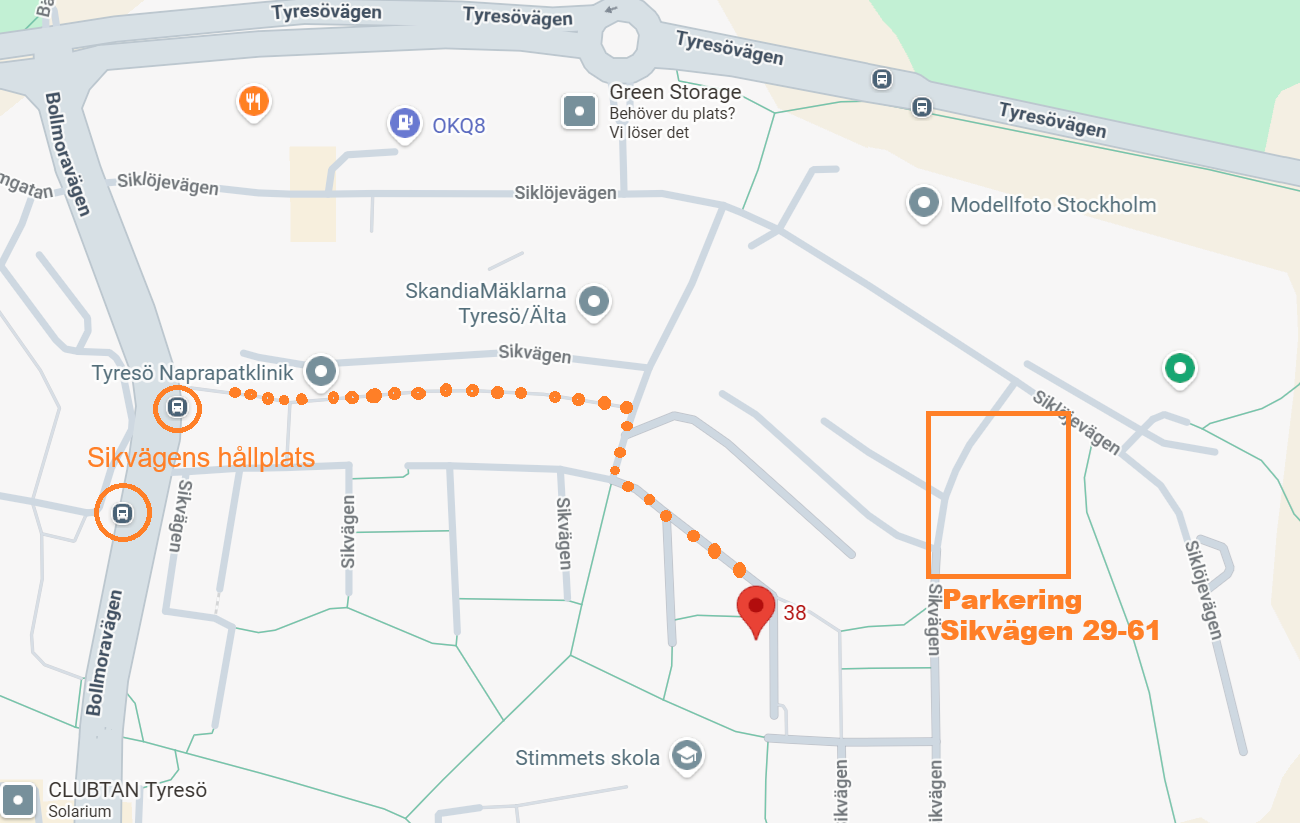 Hitta till Sickans Oas